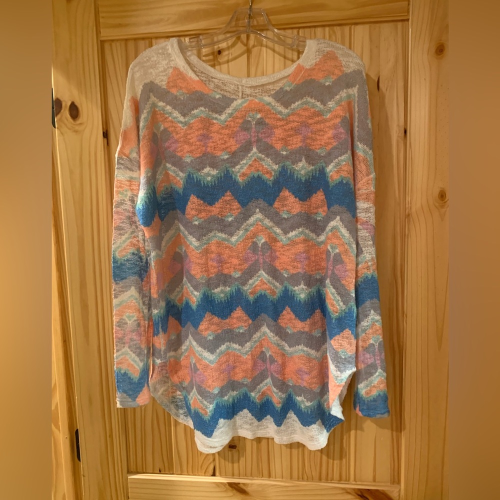 Aztec long blouse
